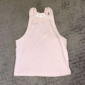 Light Pink Crop Tank Top
